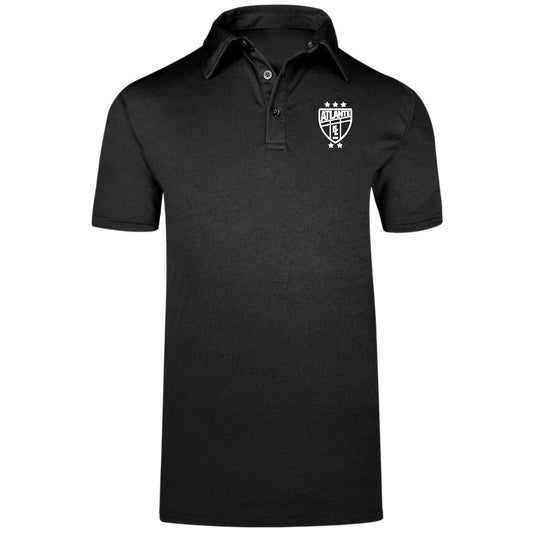 Playera Tipo Polo Hombre Manga Corta Negro Personalizable Escudo