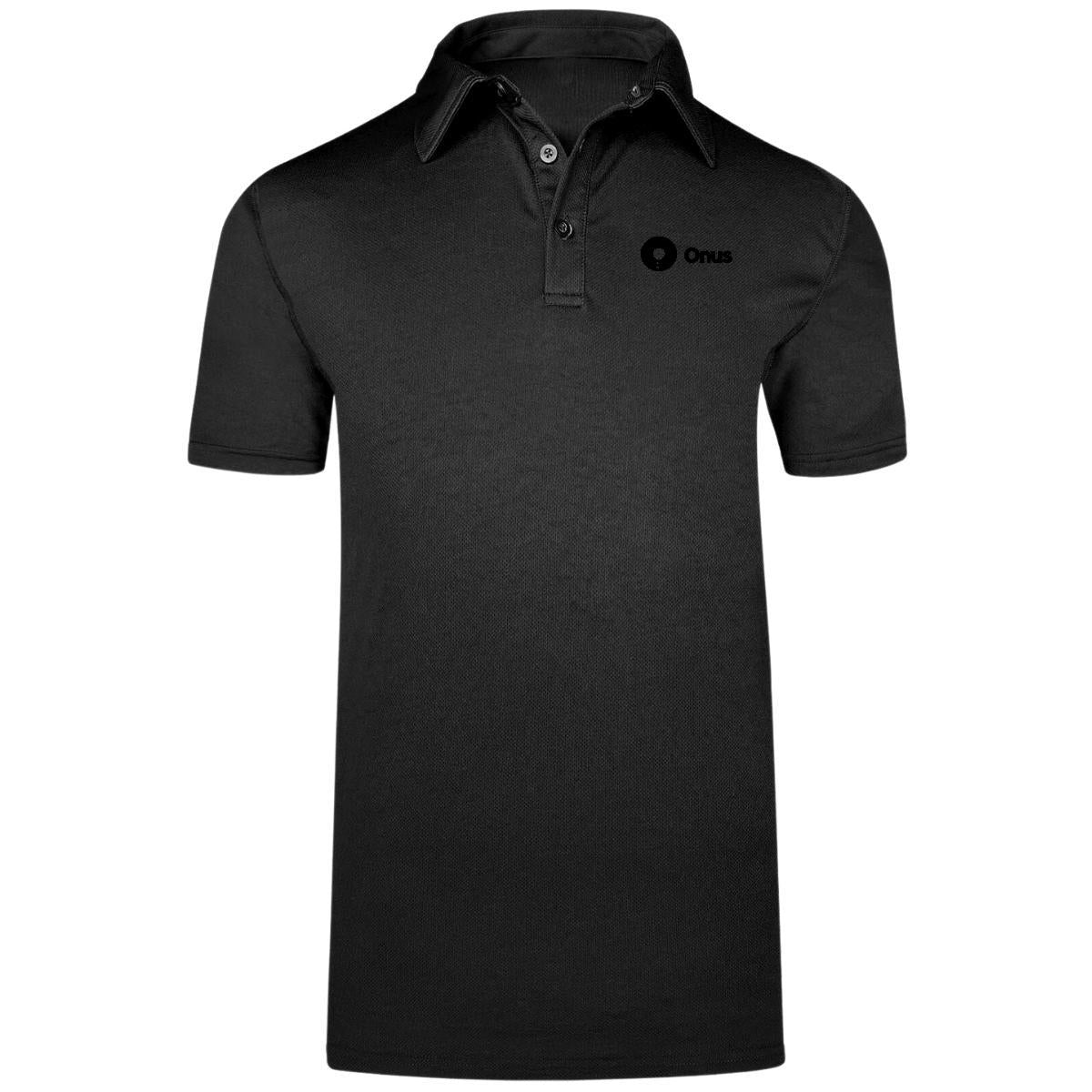 Playera Tipo Polo Hombre Manga Corta Negro Personalizable Escudo
