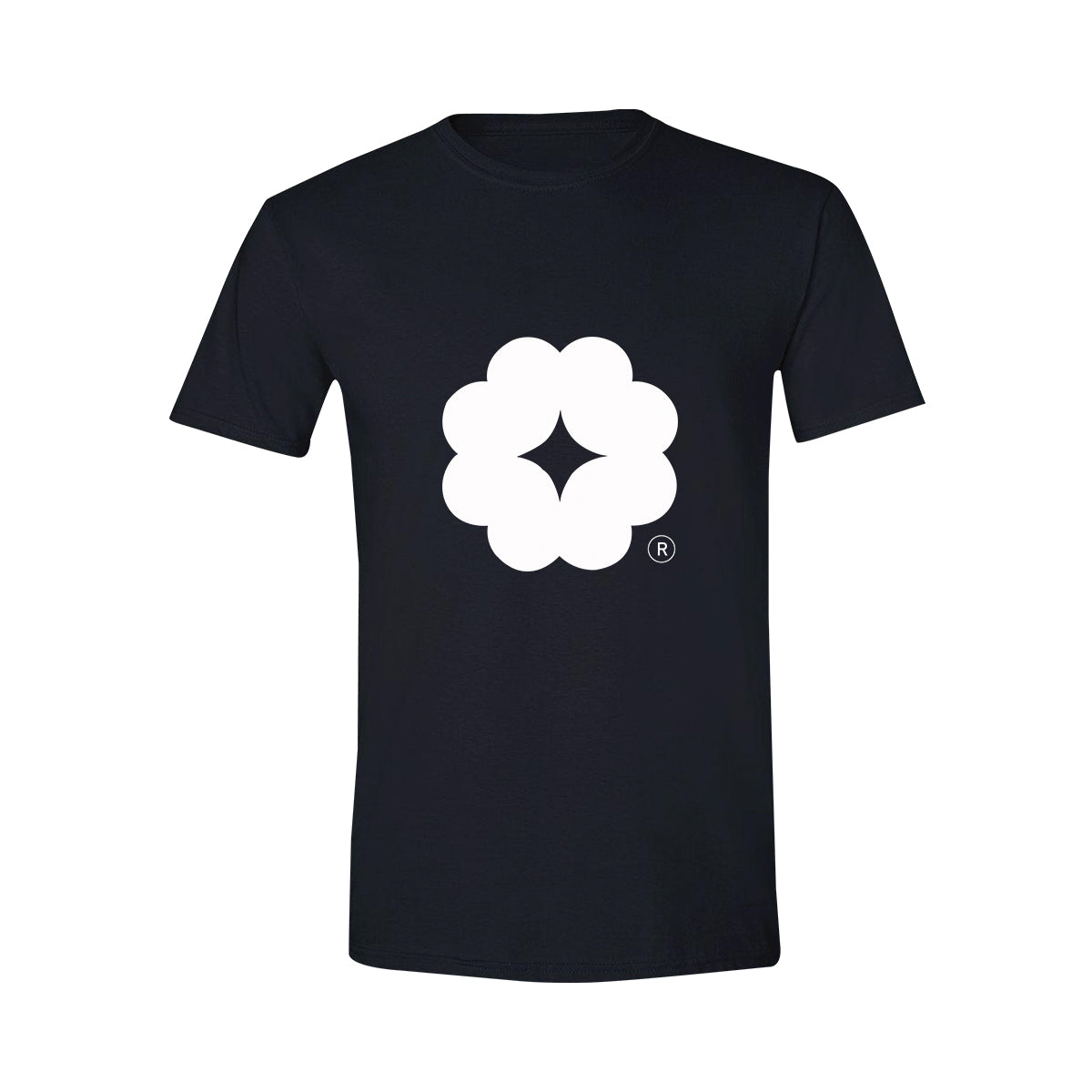 Playera Manga Corta Hombre Negro Logo Personalizable