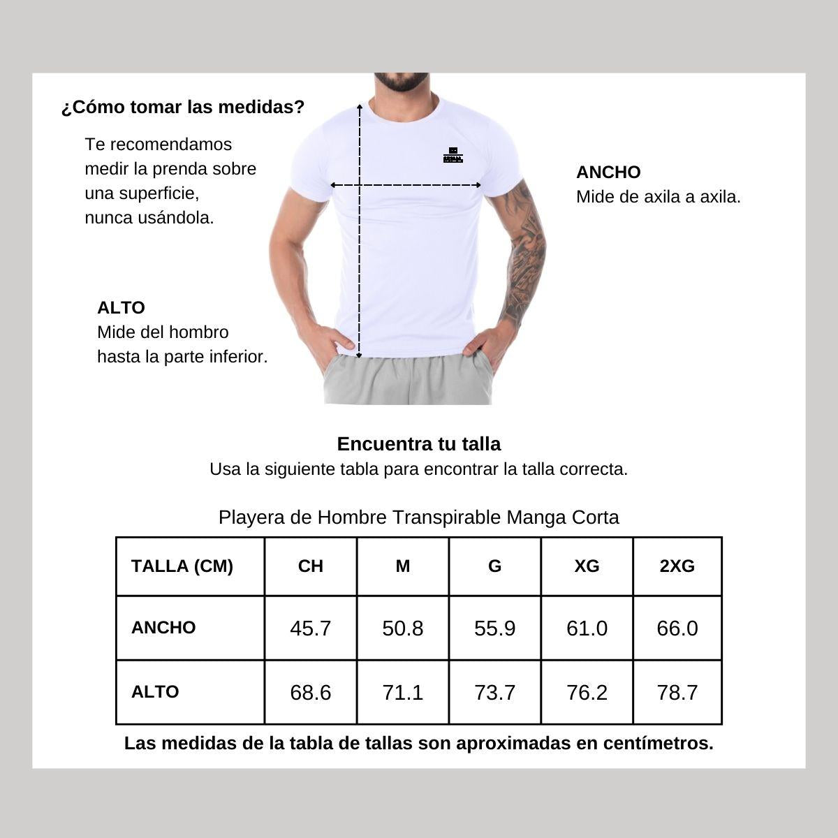 Playera Transpirable Hombre Manga Corta Blanca Escudo