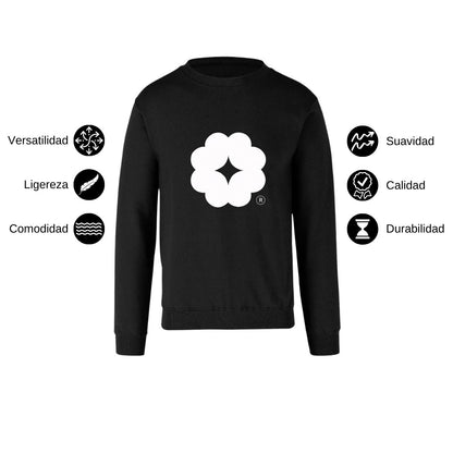 Sudadera Unisex Negro Logo Personalizable