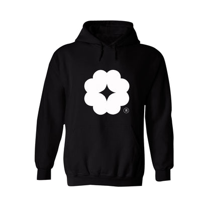 Sudadera c/Capucha Unisex Negro Logo Personalizable