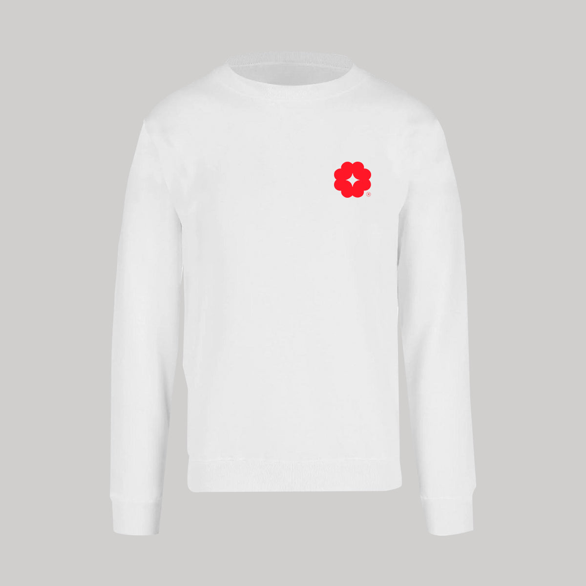 Sudadera Unisex Blanco Logo Nombre Personalizable