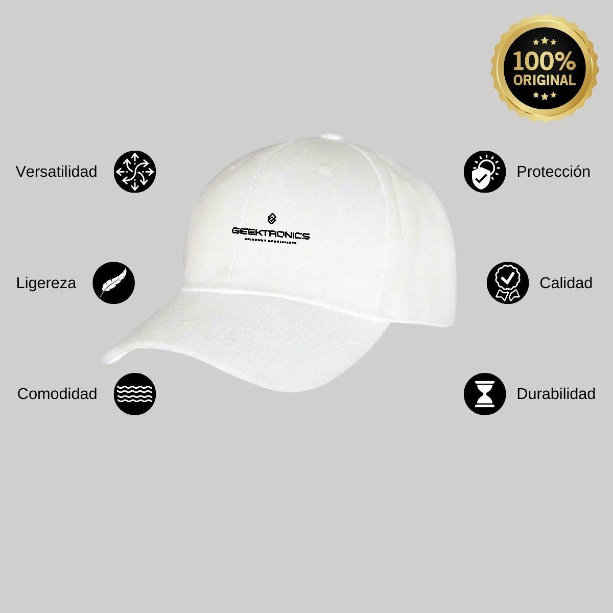 Gorra Blanca para Adulto Unitalla Unisex