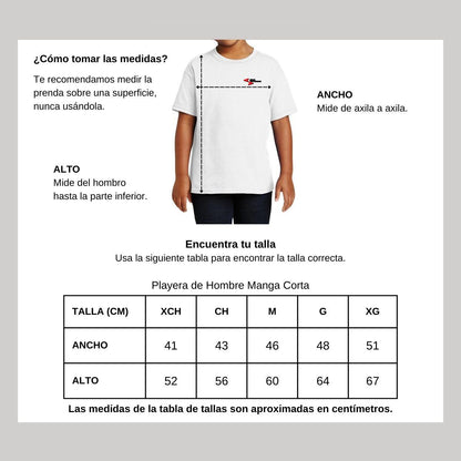 Playera Blanca Cuello Redondo Manga Corta Para Niño y Niña Escudo