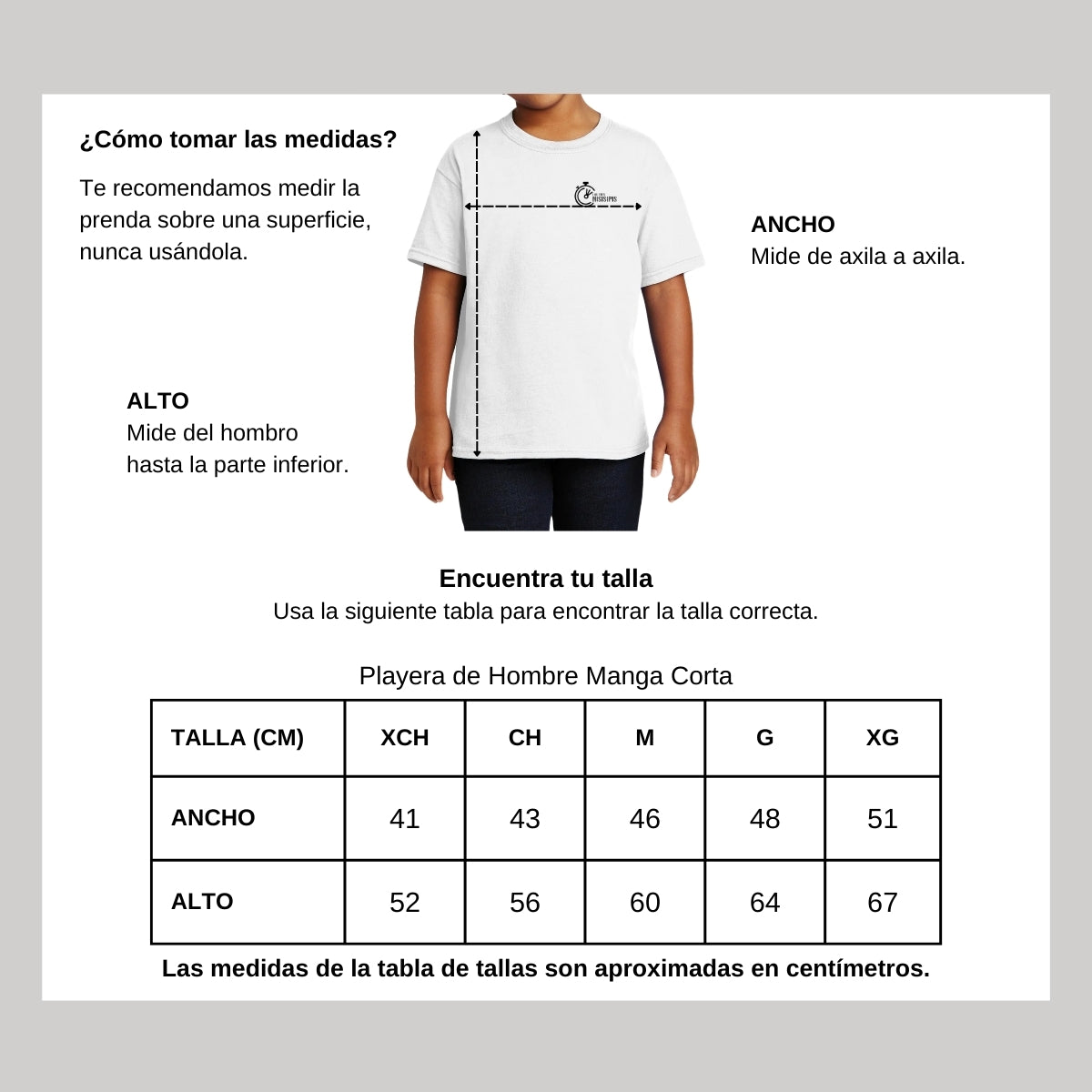 Playera Blanca Cuello Redondo Manga Corta Para Niño y Niña Escudo