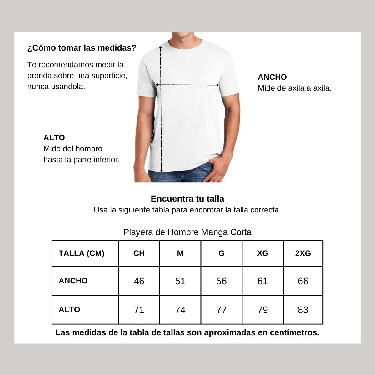 Playera Manga Corta Hombre Blanco Personalizable Escudo