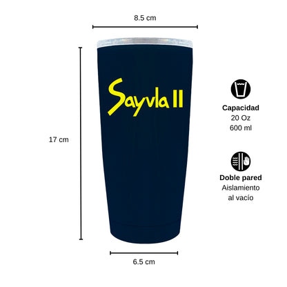 Termo Vaso Térmico 20 Oz Azul Marino Personalizable Logo