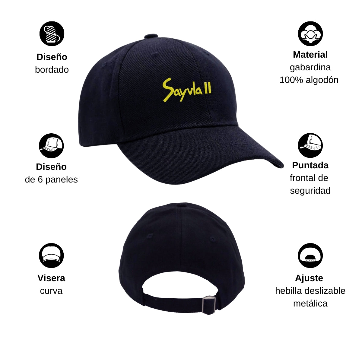 Gorra Azul Marino para Adulto Unitalla y Unisex