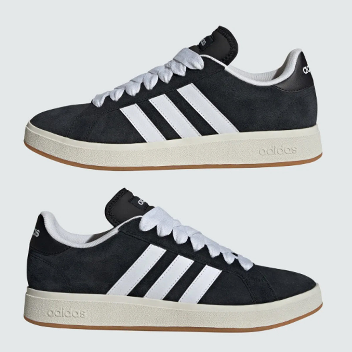 TENIS NIÑO ADIDAS NEGRO GAMUZA