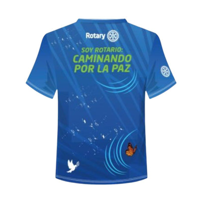 Playera Hombre Soy Rotario Caminando por la Paz MX