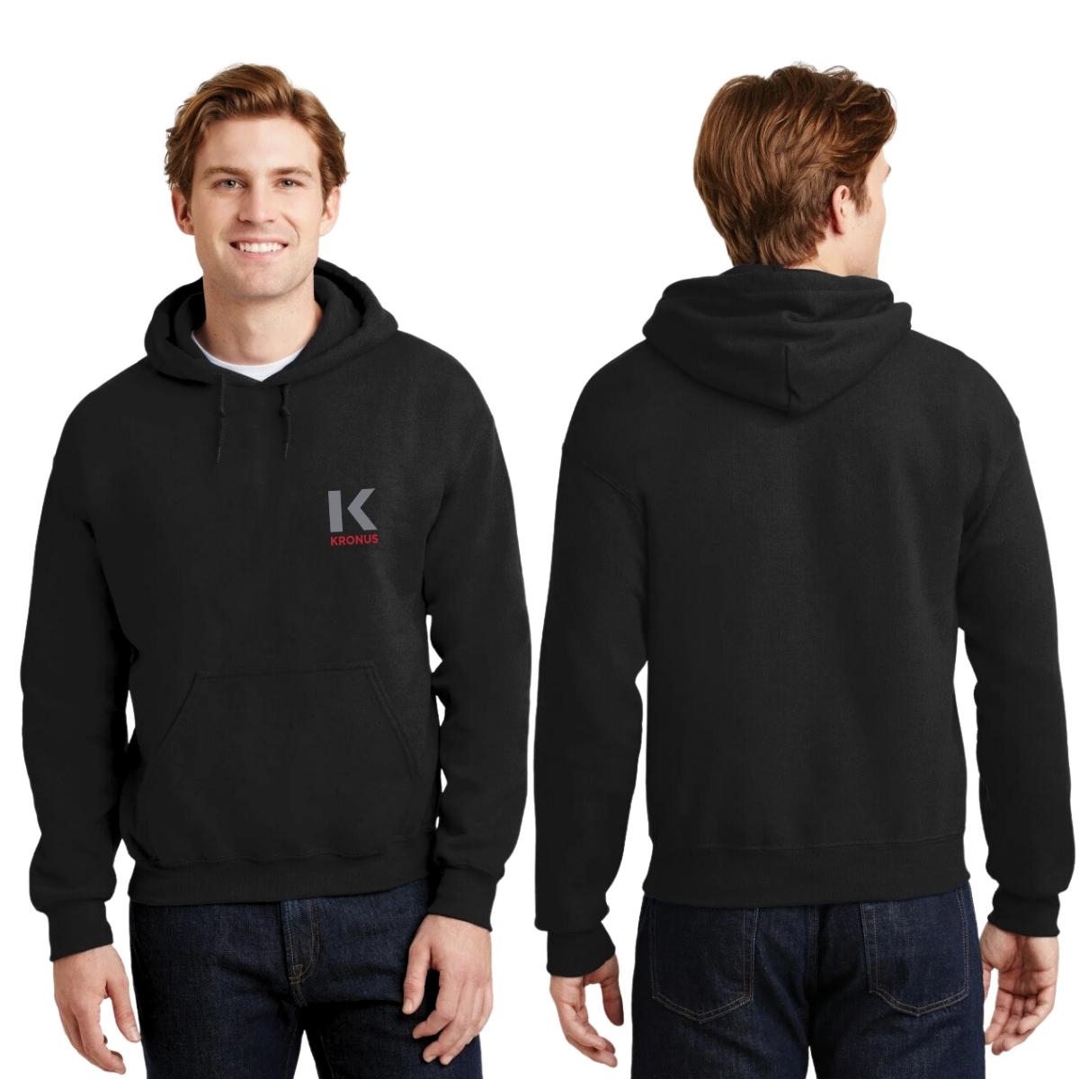Sudadera c/Capucha Unisex Negro Personalizable Escudo