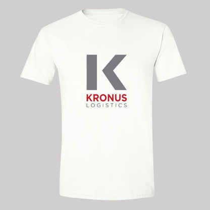 Playera Manga Corta Hombre Blanco Personalizable Logo