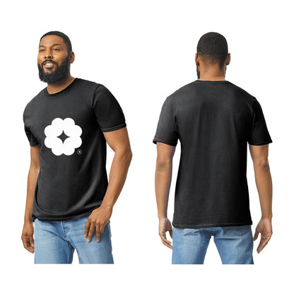 Playera Manga Corta Hombre Negro Logo Personalizable