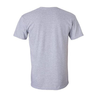 Playera Manga Corta Hombre Gris Logo Personalizable