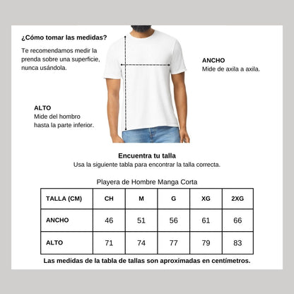 Playera Manga Corta Hombre Gris Logo Personalizable