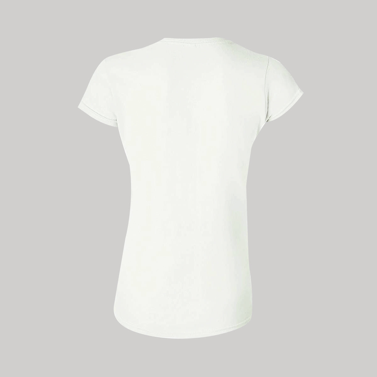 Playera Manga Corta Mujer Blanco Logo Personalizable