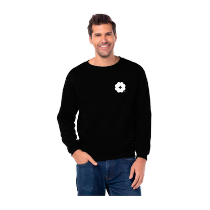 Sudadera Unisex Negro Logo Nombre Personalizable