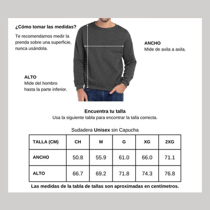 Sudadera Unisex Negro Logo Nombre Personalizable